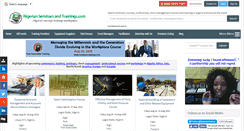 Desktop Screenshot of nigerianseminarsandtrainings.com